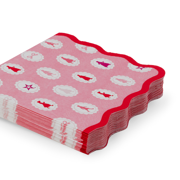 American Girl™ x Bonjour Fête Classic Characters Small Napkins (Set of 20)