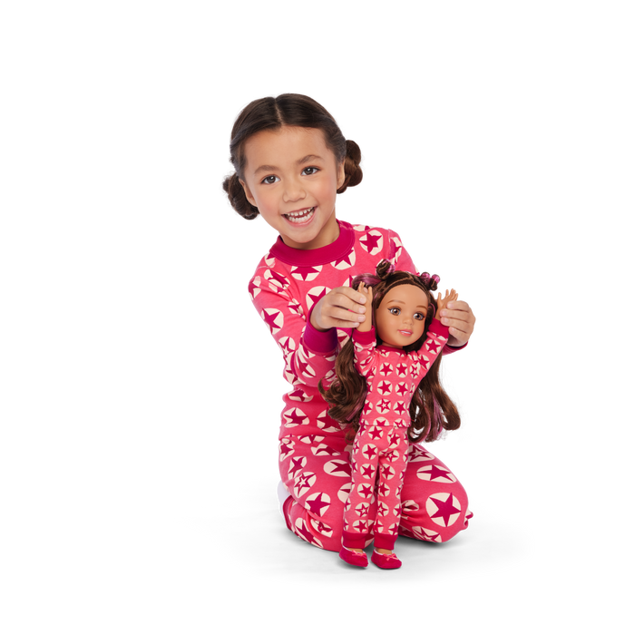 American Girl® x Hanna Andersson Berry Bright Stars Pajamas for 14.5-inch Dolls