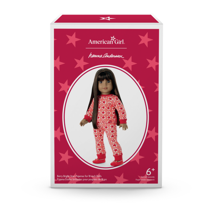 American Girl® x Hanna Andersson Berry Bright Stars Pajamas for 18-inch Dolls