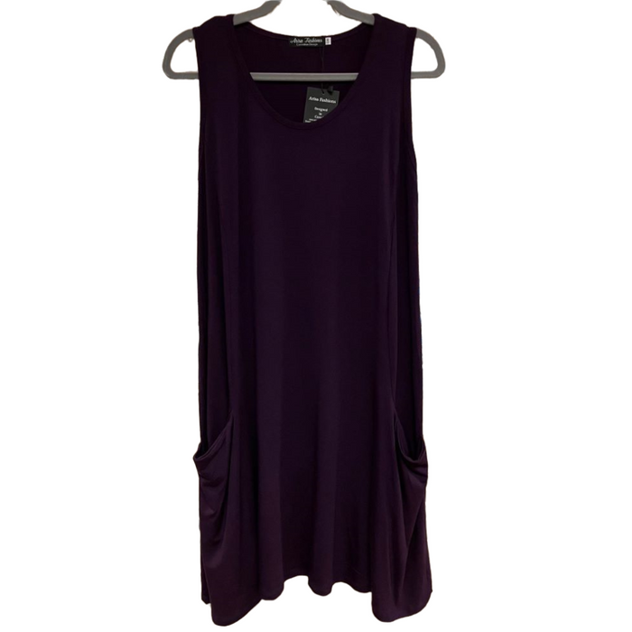 ARISA Bamboo Tank Top A-Line Dress - Small/Medium