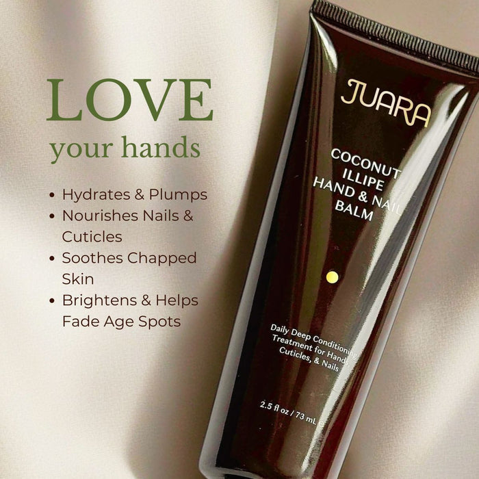 a bottle of juara's anti aging hand cream