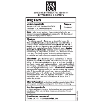 DISCONTINUED - KID's SPF 60+ Continuous Spray Sunscreen | SolRX Sunscreen