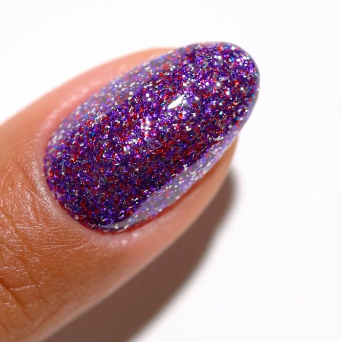 DND Gel Super Glitters #924 Purple Aura