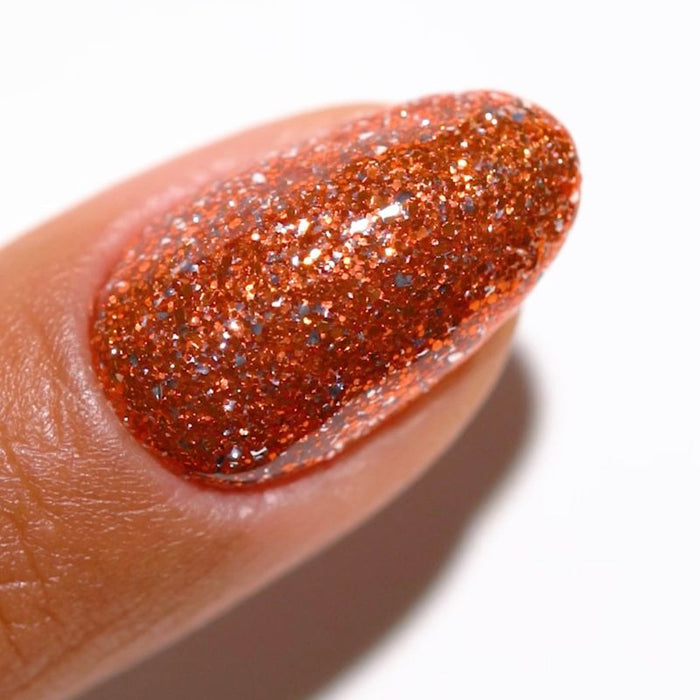 DND Gel Super Glitters #929 Orange Aura