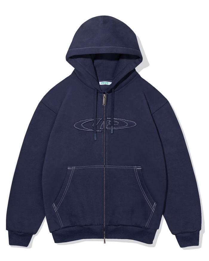 Ichpig - Optic Zip-Up Hood - Ink