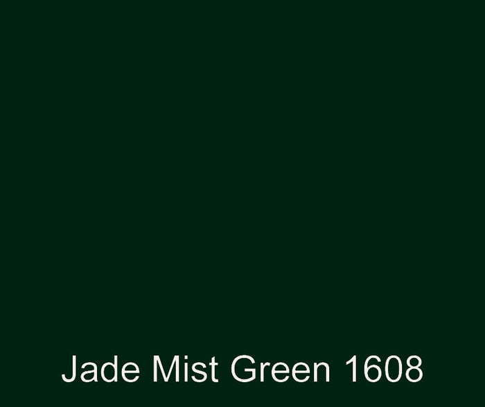 Jade Mist Green custom color polyester gel coat that has good weather, heat and water resistance.