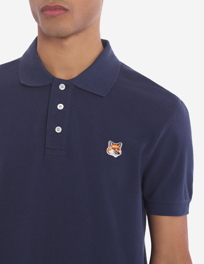Men's Fox Head Patch Regular Polo Ink Blue