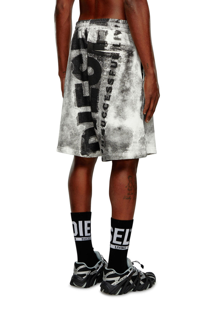 p-bisc Colour bleed Super Logo sweat shorts Deep/Black