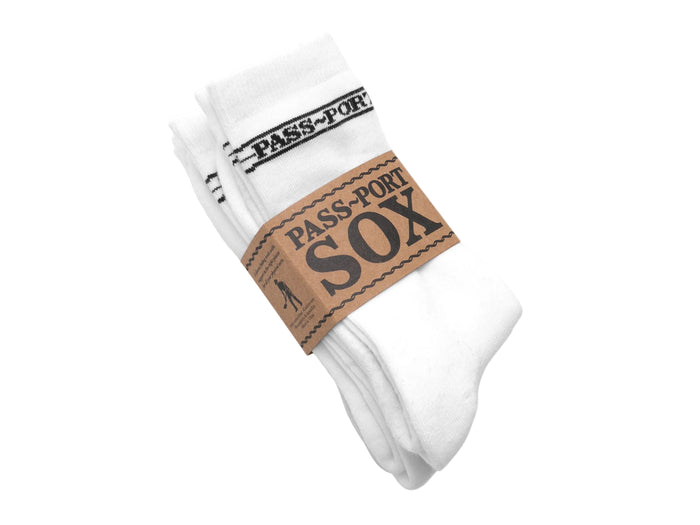 Pass-Port - Hi Sock 3pk - White