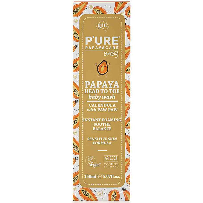 PURE Papaya Baby Head to Toe Wash