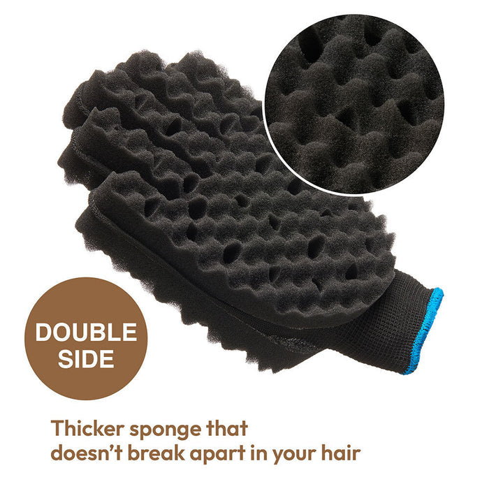 RED Twist Sponge Glove Dual-Sided # TWS09 - Palms Fashion Inc.