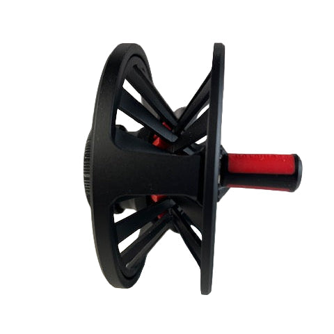 Redington Behemoth Black pre-owned fly reel - detail view