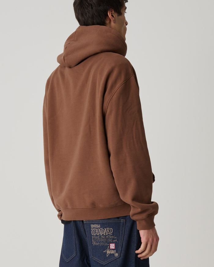 S-Double - Trademark Hooded Fleece - Chocolate