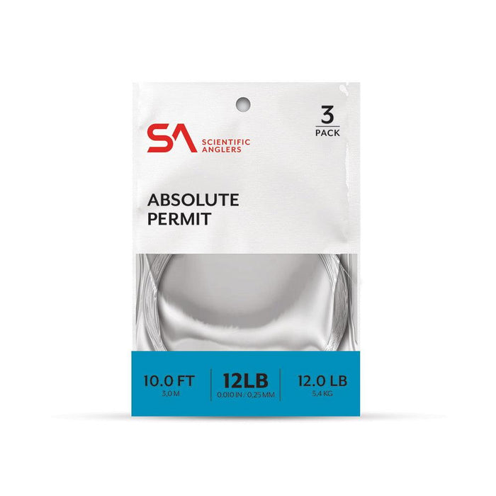 Scientific Anglers Absolute Permit Leader - 3 Pack