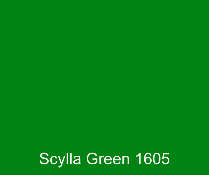 Scylla Green custom colored swatch for ISO NPG superior grade polyester gel coat resin.