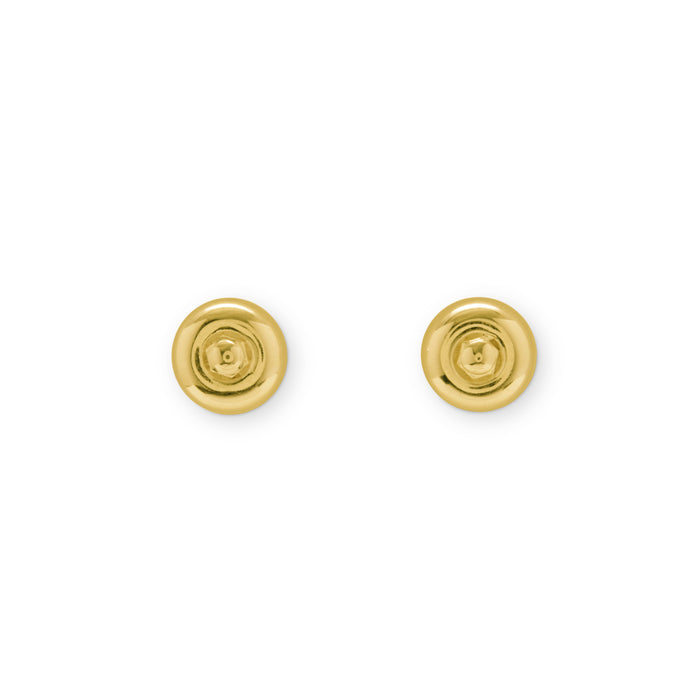 Skate Wheel Studs Sterling Silver 18k Yellow Gold Plated Skateboard Wheel Studs