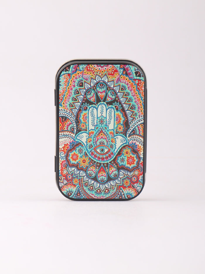 Stash Tin Printed | Hamsa-Image 2