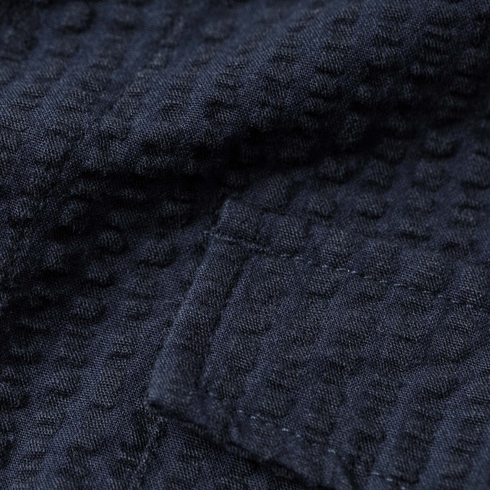 The Hemingway in Navy Seersucker