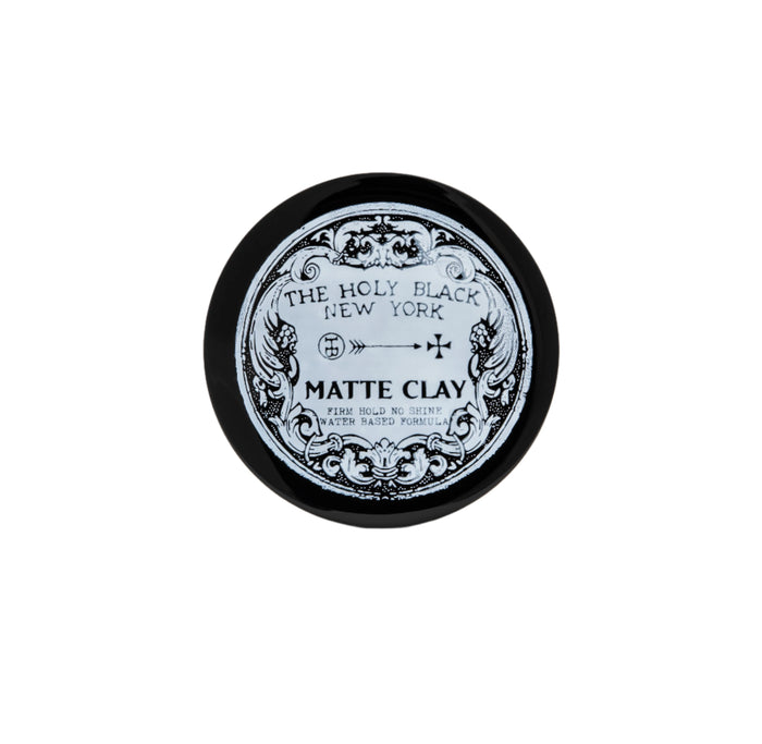 The Holy Black Matte Clay Hair Pomade 4oz
