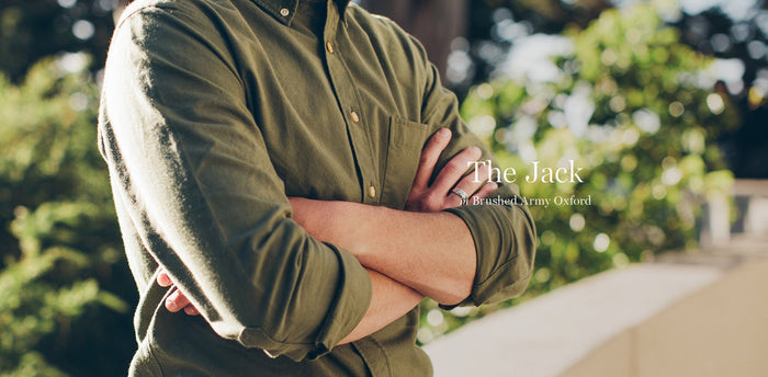 The Jack in Brushed Army Oxford