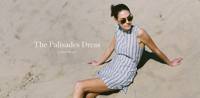 The Palisades Dress in Surf Stripe