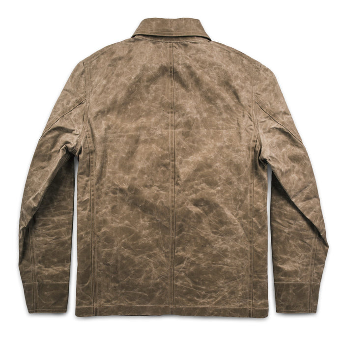 The Project Jacket in Field Tan Beeswaxed Canvas