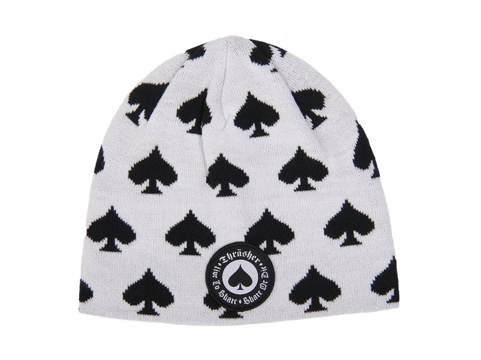Thrasher - Oath Skully Beanie - White