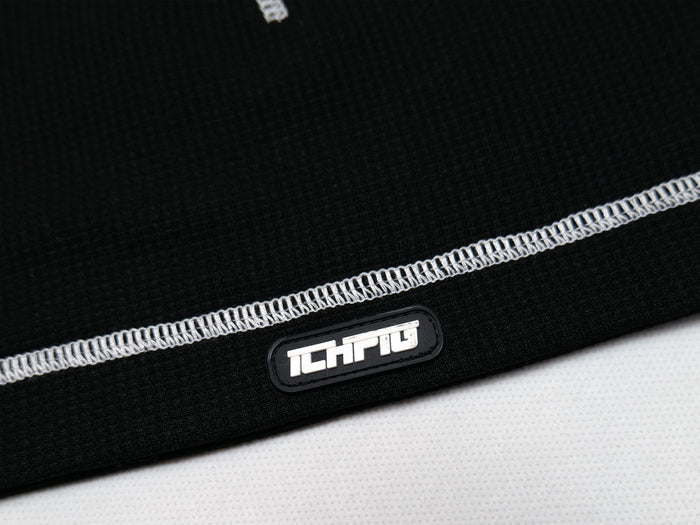 Waffle Thermal Beanie - Black