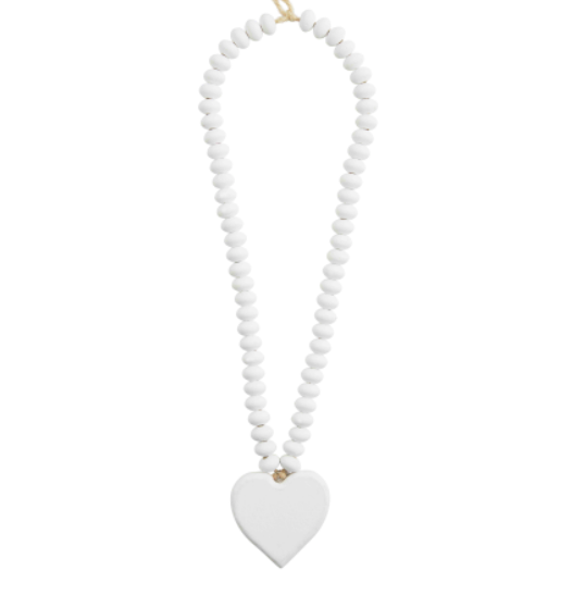White Bead Decor