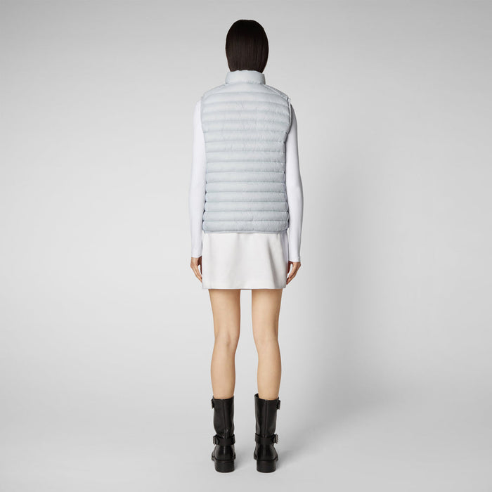 Women's Charlotte Puffer Vest In Foam Grey