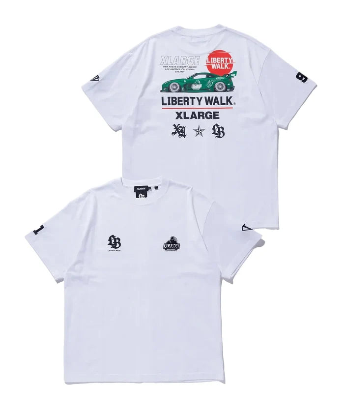 X-Large x Liberty Walk - LBWK T-Shirt - White