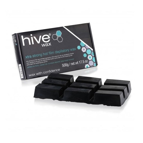 HIVE OF BEAUTY Xtra Strong Hot Film Depilatory Wax 500g