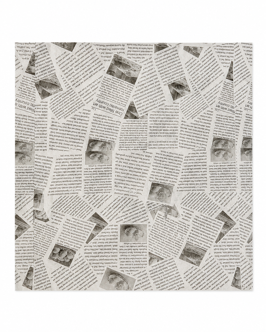 12" x 12" Printed Wax Paper - 1000 pcs