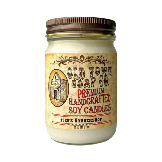 1920's Barbershop Candle - Old Town Soap Co.