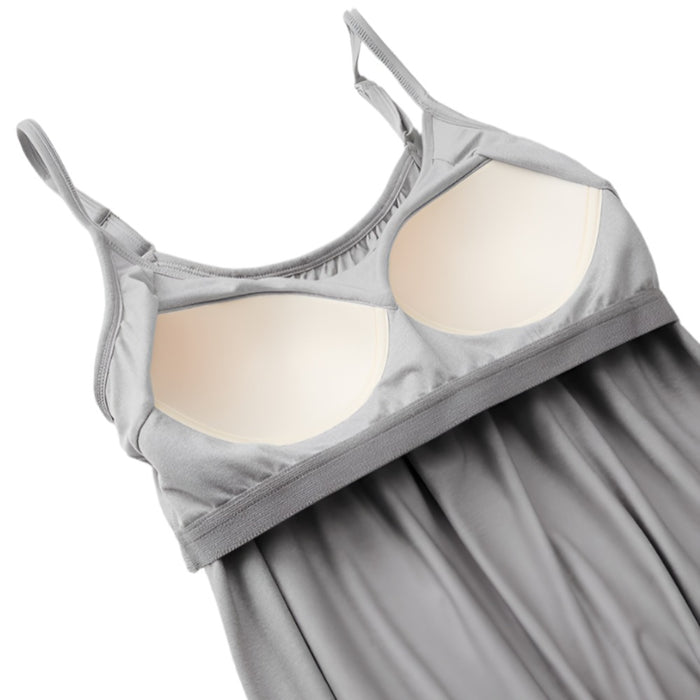 32 COOL Cami with Built-In Bra - Black