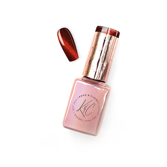 464 - Little Red Dress  ~ Cat Eye | Koko & Claire Gel Polish