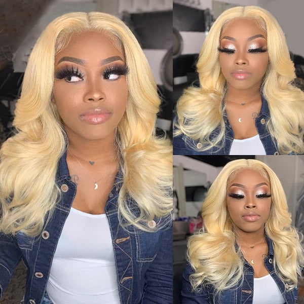 qvr human hair lace wigs with hd lace and body wave texture