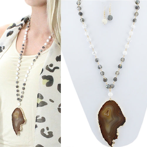 71905 - Natural Stone Necklace