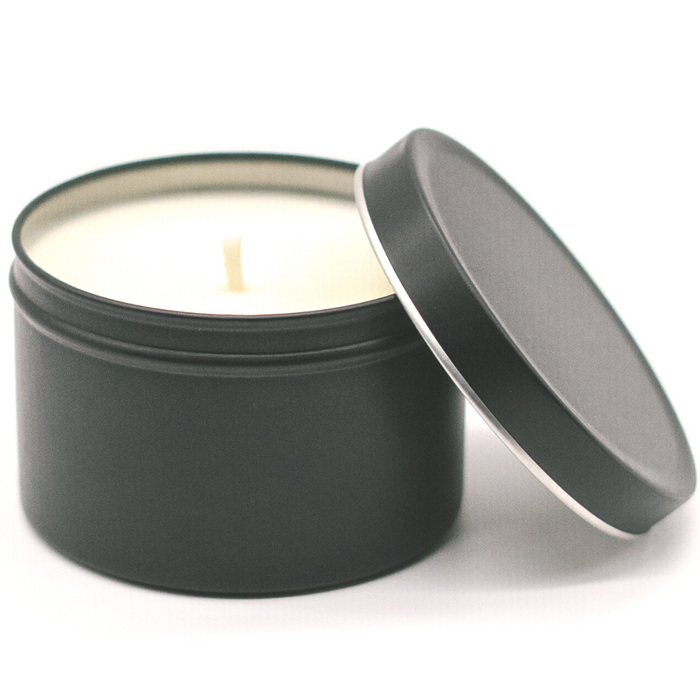8 oz Black Tin Sample