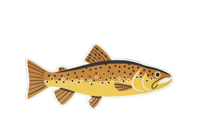 8 Pack of Trout Stickers