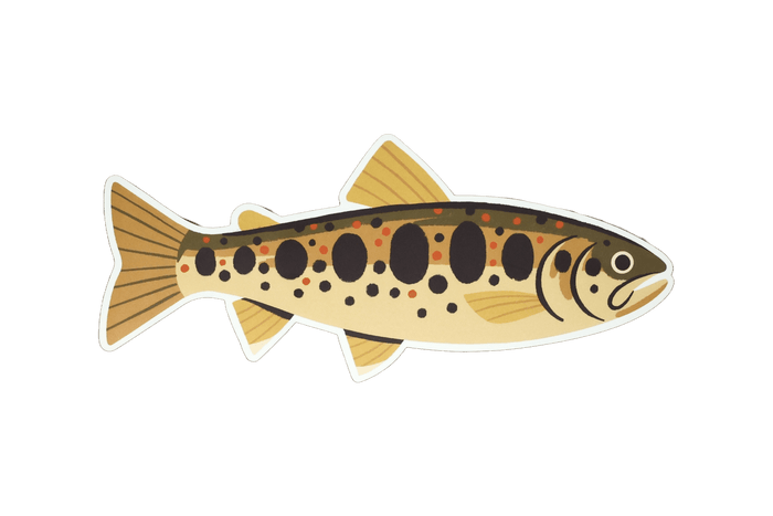 8 Pack of Trout Stickers