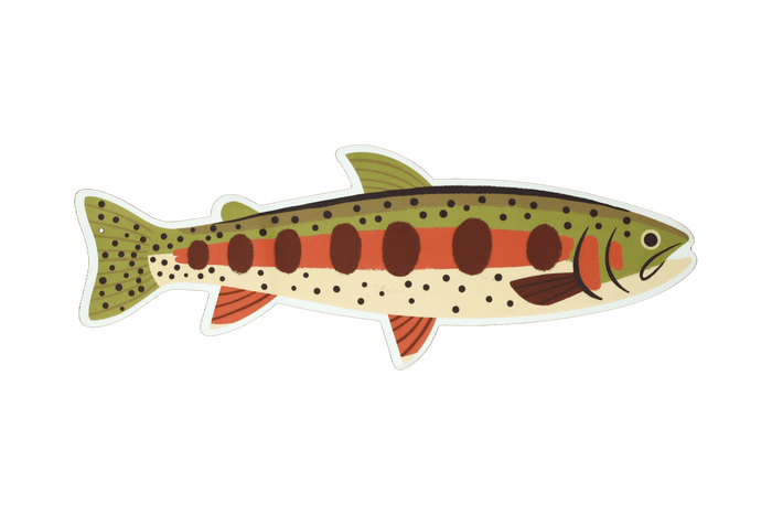 8 Pack of Trout Stickers