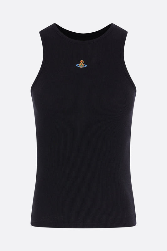 90s Vest tank top in rib jersey