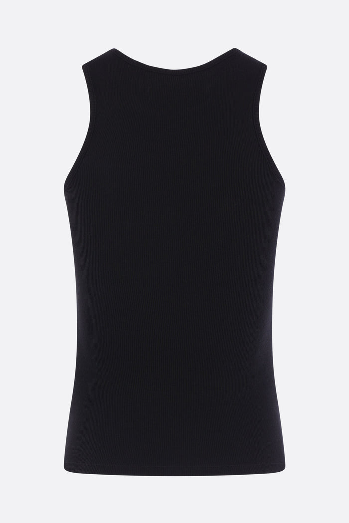 90s Vest tank top in rib jersey