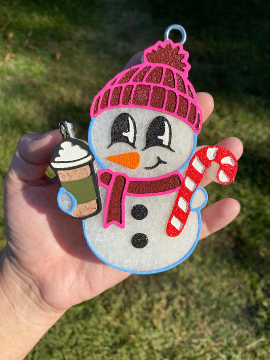Cozy Snowman Freshie
