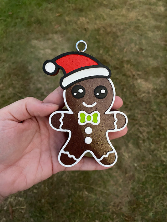 Jolly Gingerbread Man Freshie