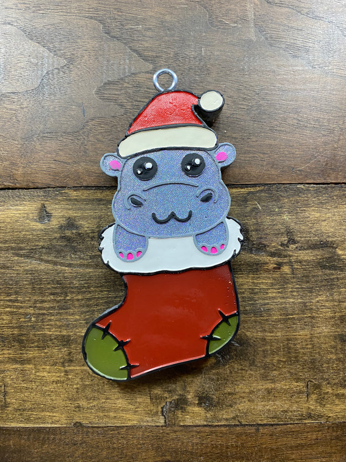 Christmas Hippo Freshie