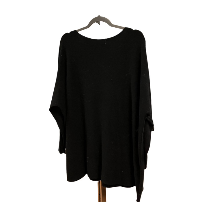ME&GEE Waist Boatneck Pullover | Black