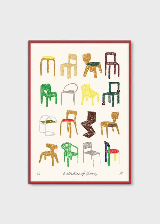 A Collection of Chairs by Isabelle Vandeplassche