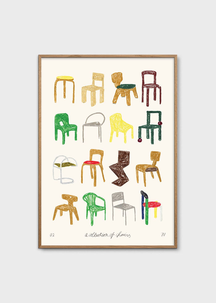 A Collection of Chairs by Isabelle Vandeplassche